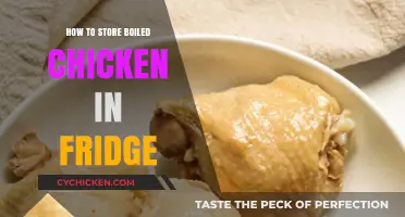Properly Storing Boiled Chicken in the Fridge: Tips and Tricks