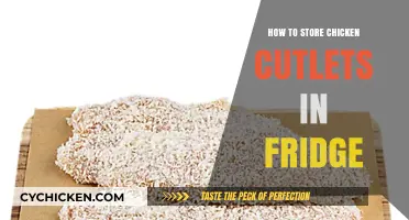Properly Storing Chicken Cutlets in the Fridge: A Simple Guide