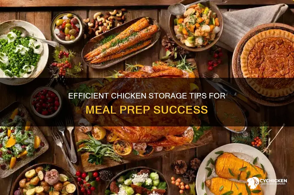 how to store chicken for meal prep