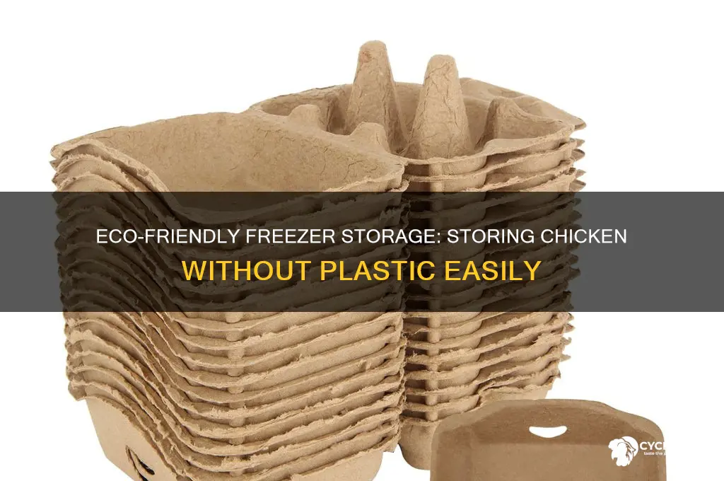 how to store chicken in freezer without plastic