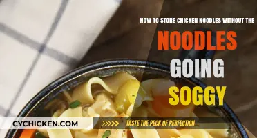 Keep Chicken Noodle Soup: Noodles Crisp, Not Soggy