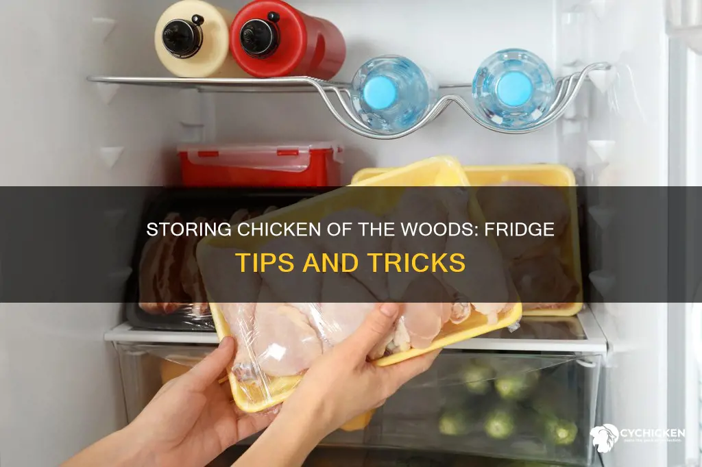 how to store chicken of the woods in the fridge