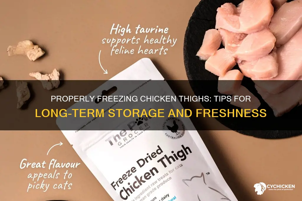 how to store chicken thighs in freezer