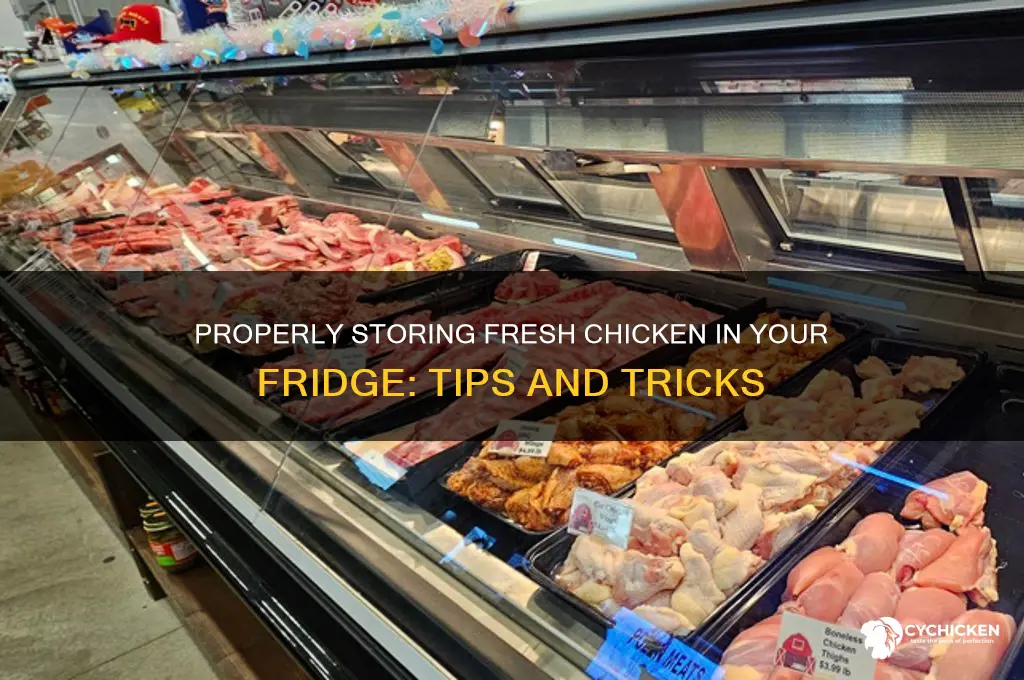 how to store fresh chicken in fridge