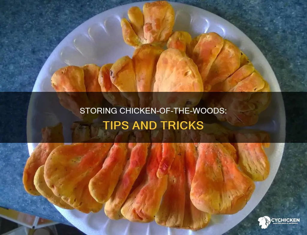 how to store laetiporus sulphureus bull murrill chicken-of-the-woods