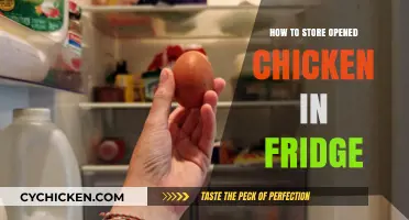 Properly Storing Opened Chicken in the Fridge: Tips for Freshness and Safety