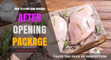 Properly Storing Raw Chicken: Tips for Freshness After Opening Package