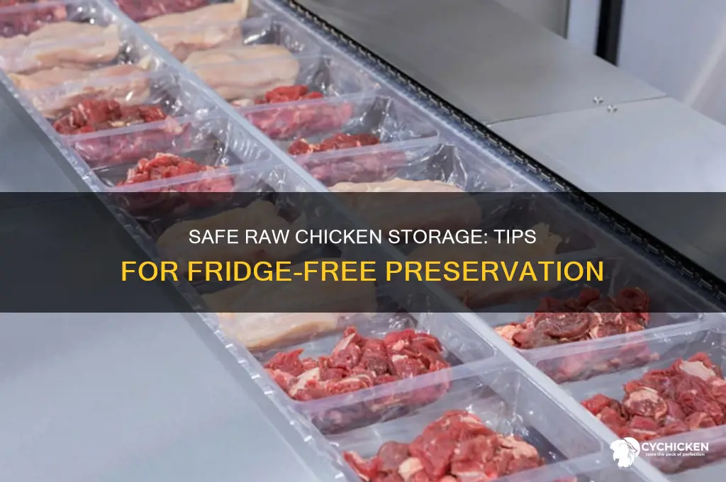 how to store raw chicken without fridge
