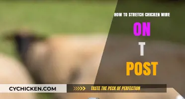 Efficiently Stretching Chicken Wire on T-Posts: A Step-by-Step Guide