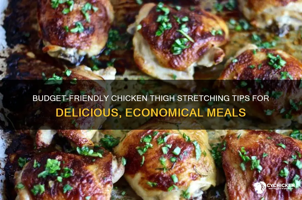 how to streth chicken thighs on a budget