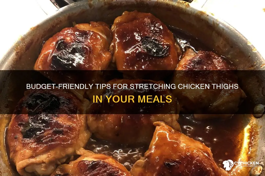 how to strtch chicken thhighs on a budget