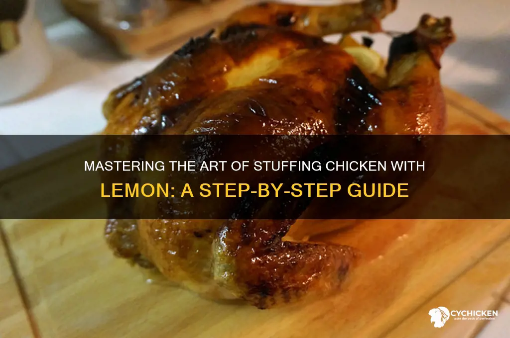 how to stuff a chicken with lemon