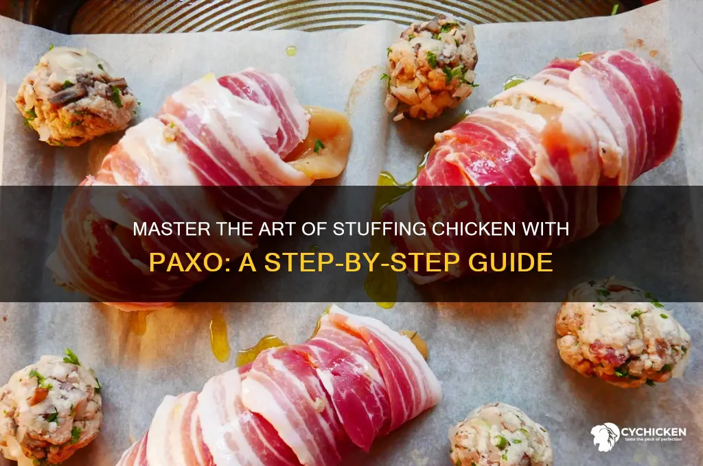 how to stuff a chicken with paxo