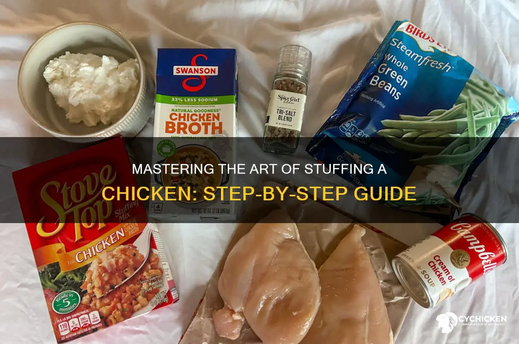 how to stuff a chicken with stuffing