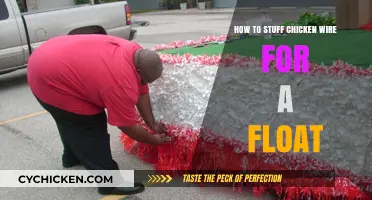 Mastering Float Design: Stuffing Chicken Wire for Stunning Parades