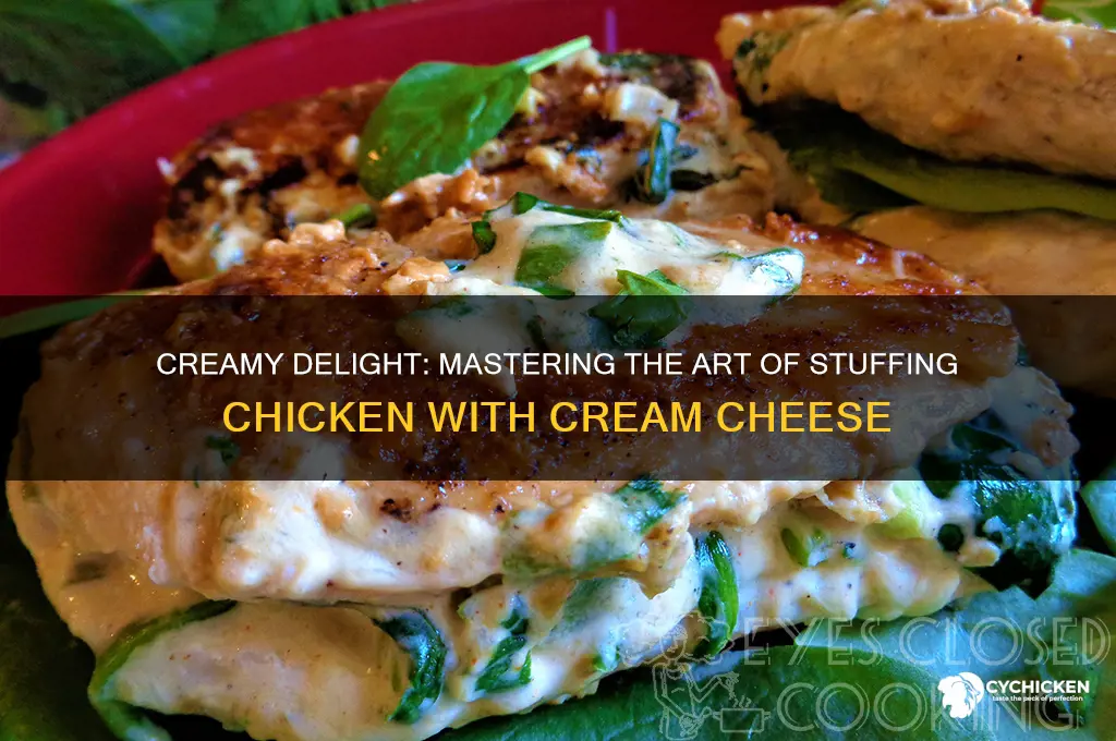 how to stuff chicken with cream cheese