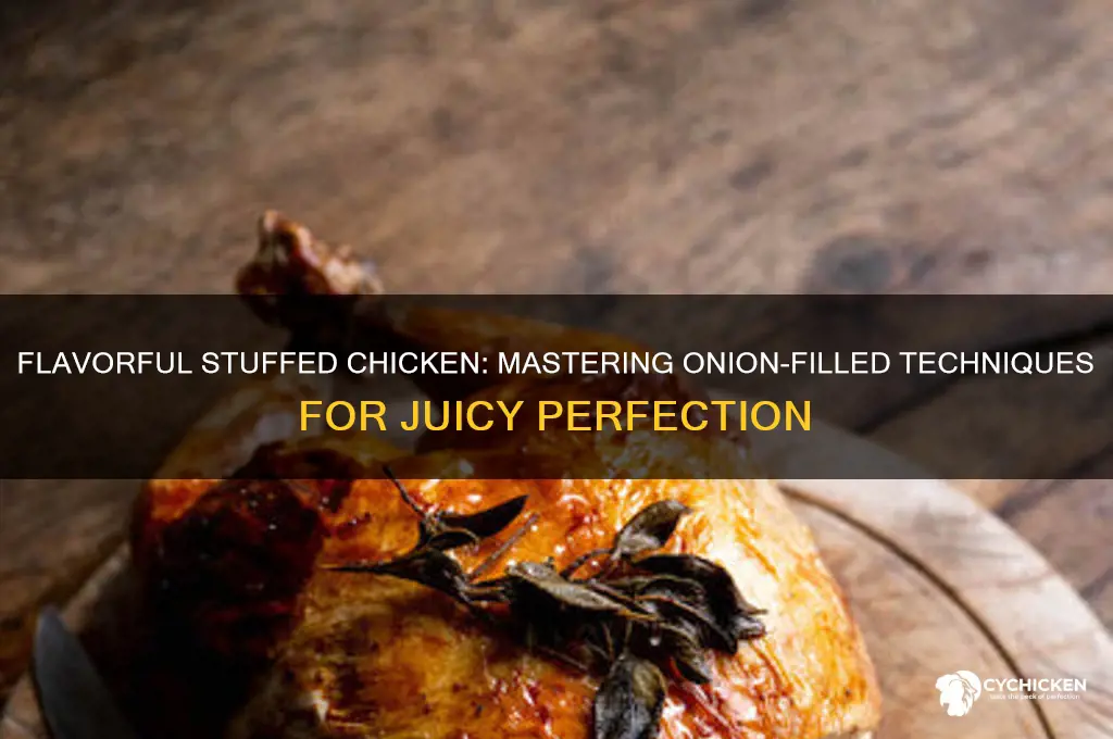 how to stuff chicken with onions for flavor