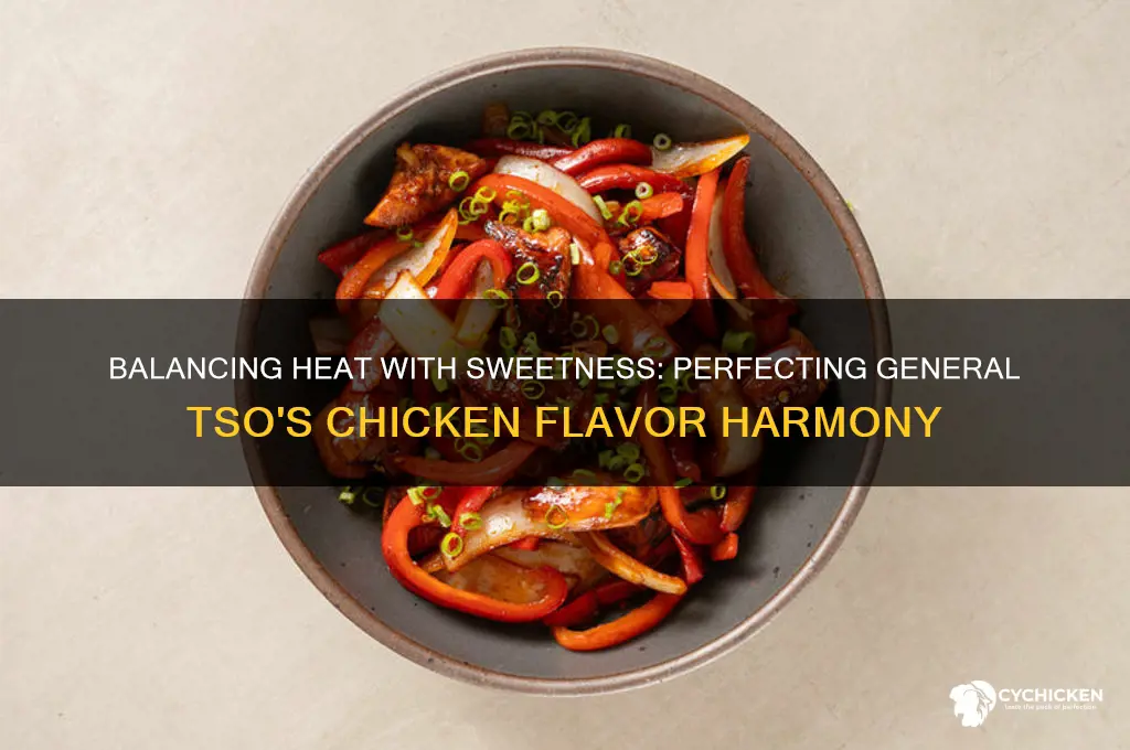 how to sweeten spicy general tso chicken