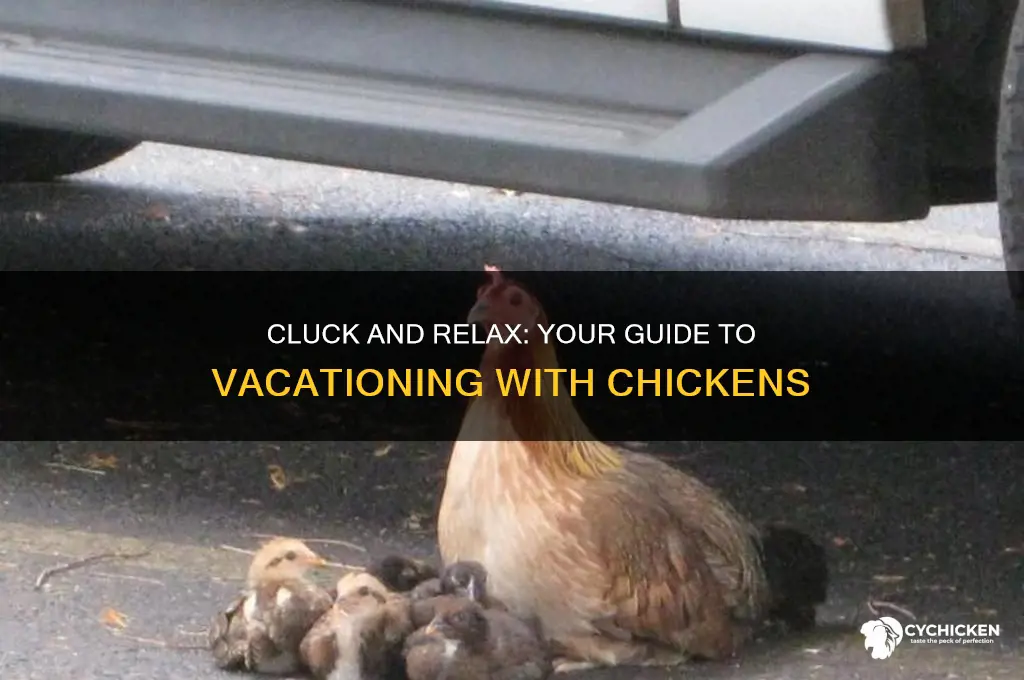 how to take a vacation with chicken