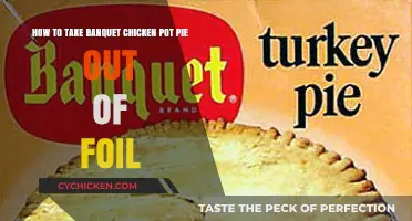 Delicious Banquet Chicken Pot Pie: A Step-by-Step Guide to Removing it from Foil
