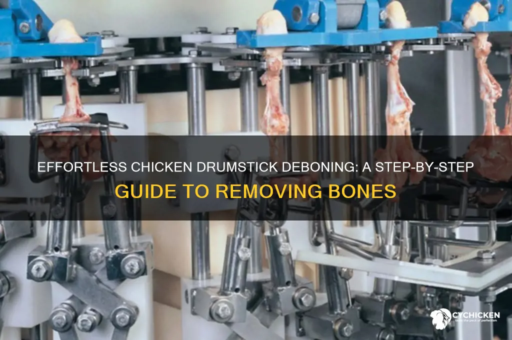 how to take bone out of chicken drumstick