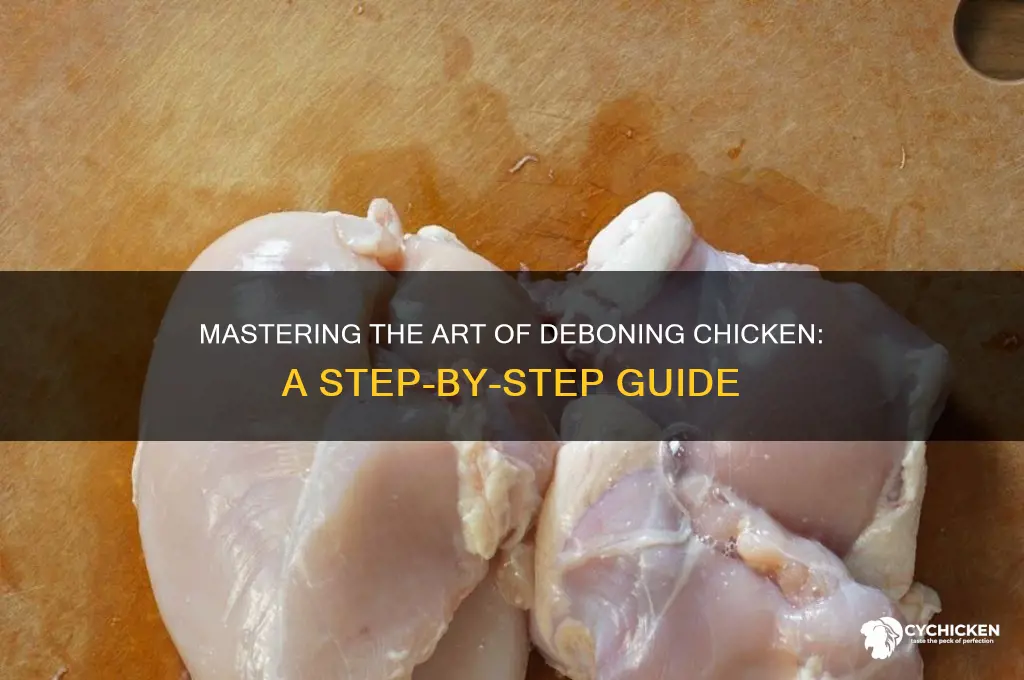 how to take bones out of chicken