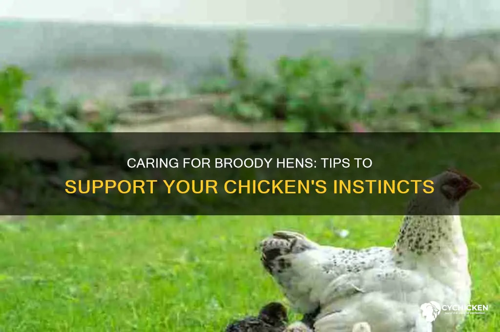 how to take care of a broody chicken