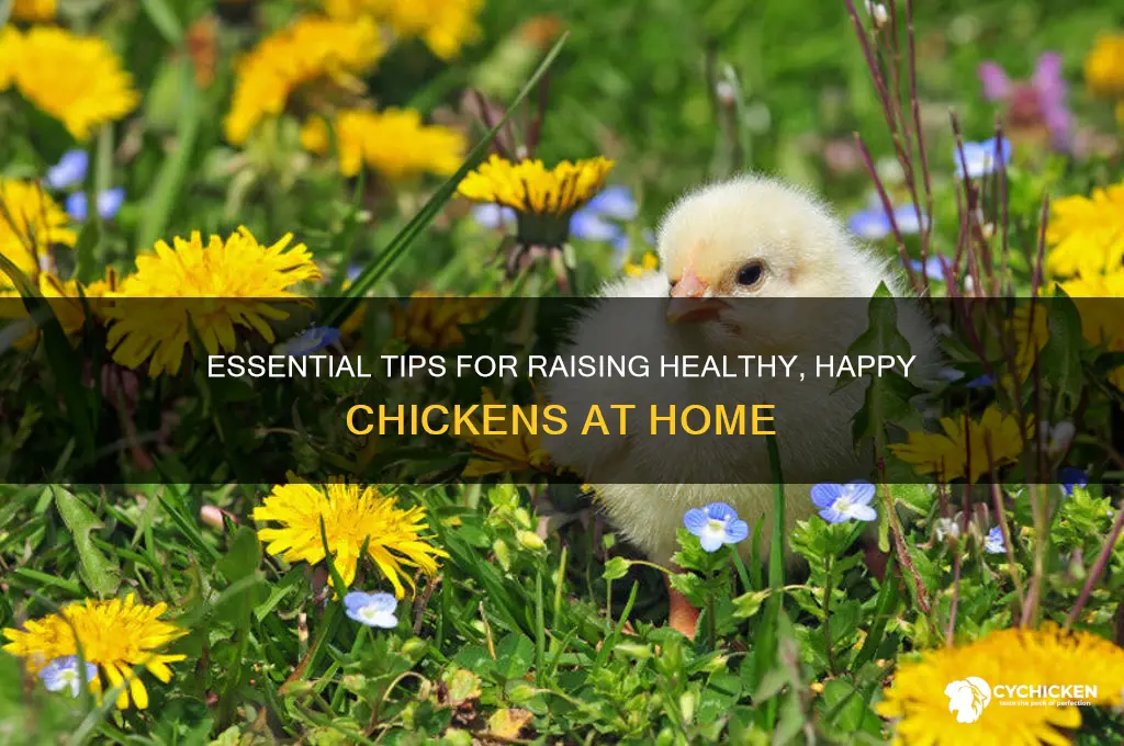 how to take care of a chicken