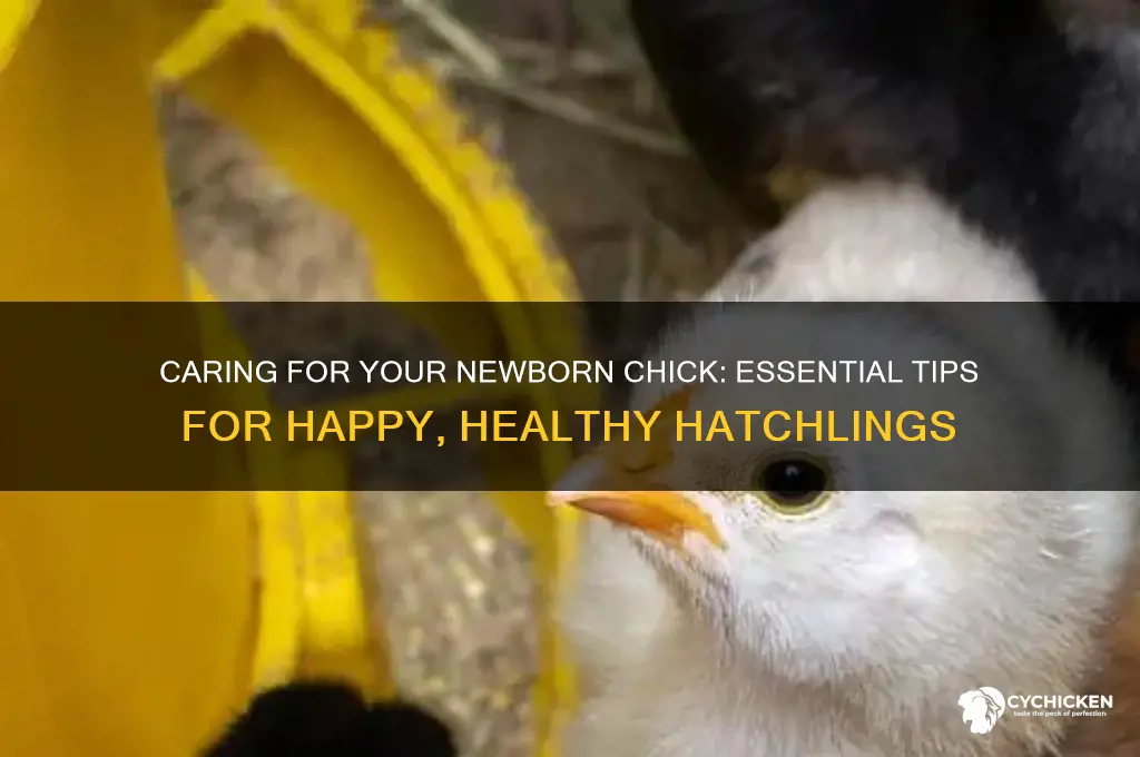 how to take care of a newborn chicken