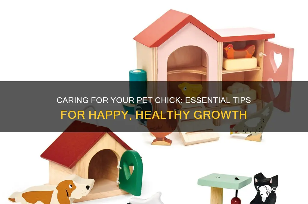 how to take care of a pet chick