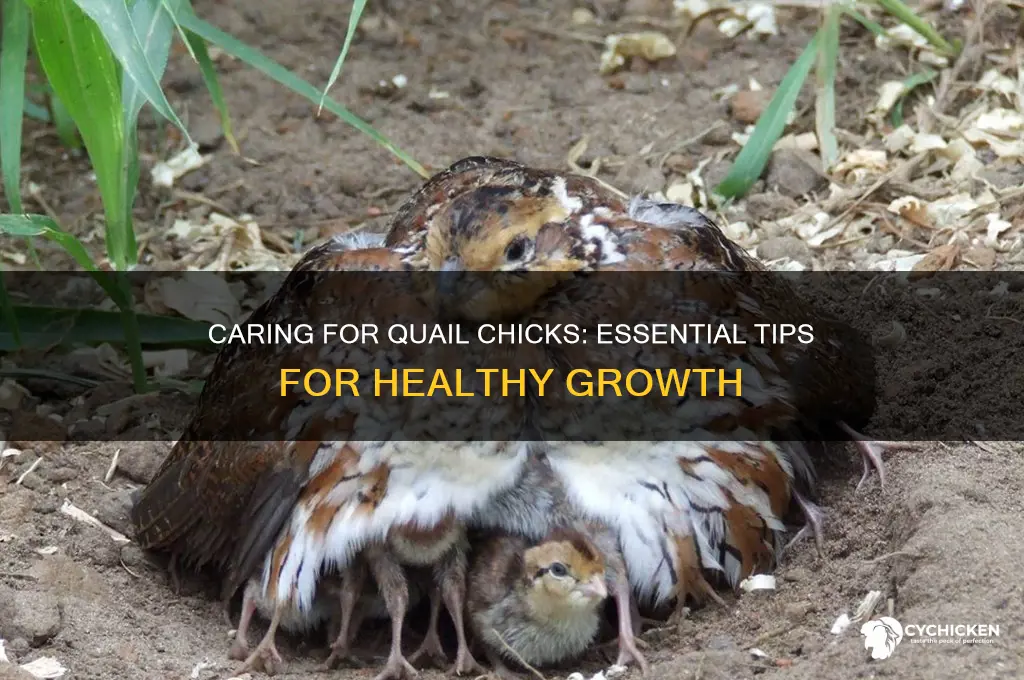 how to take care of a quail chick