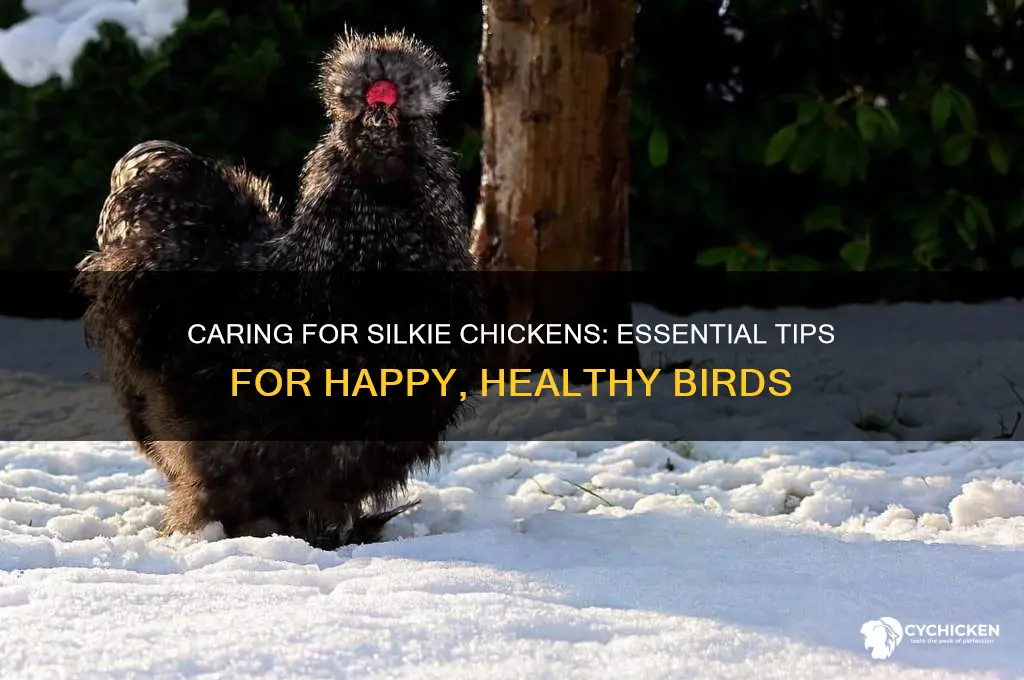 how to take care of a silkie chicken