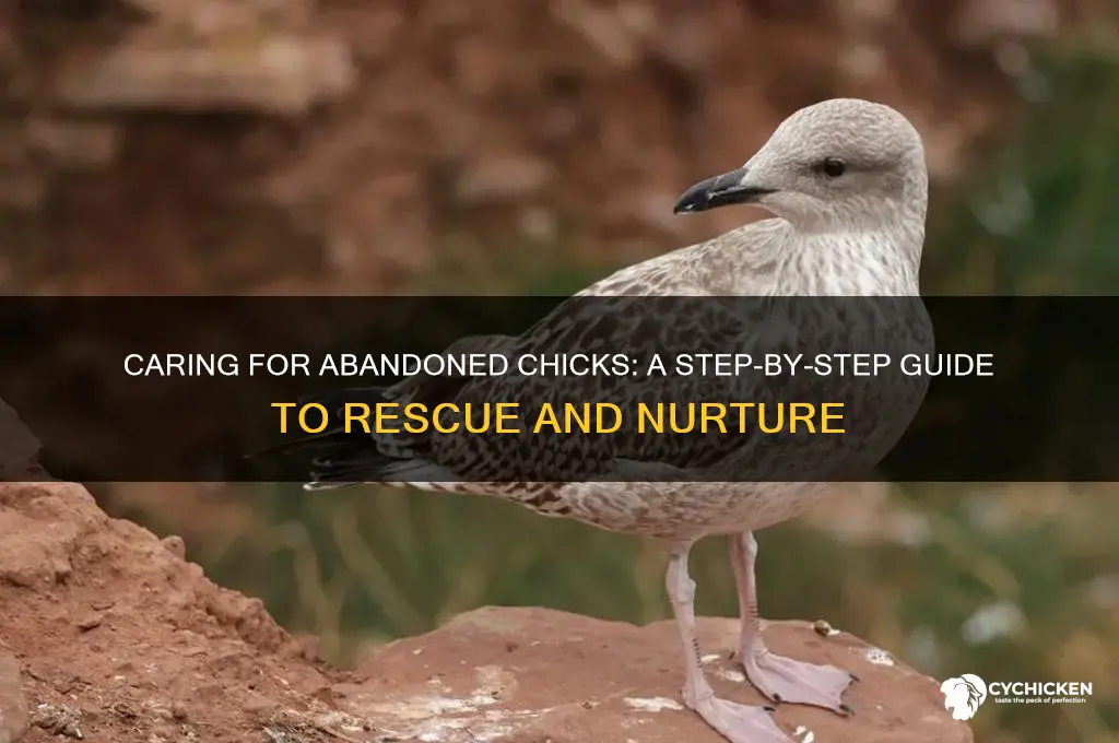 how to take care of an abandoned chick