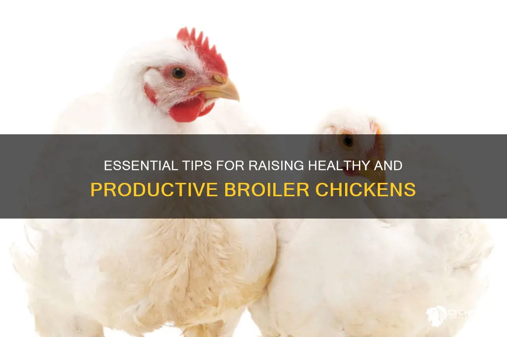 how to take care of broiler chicken