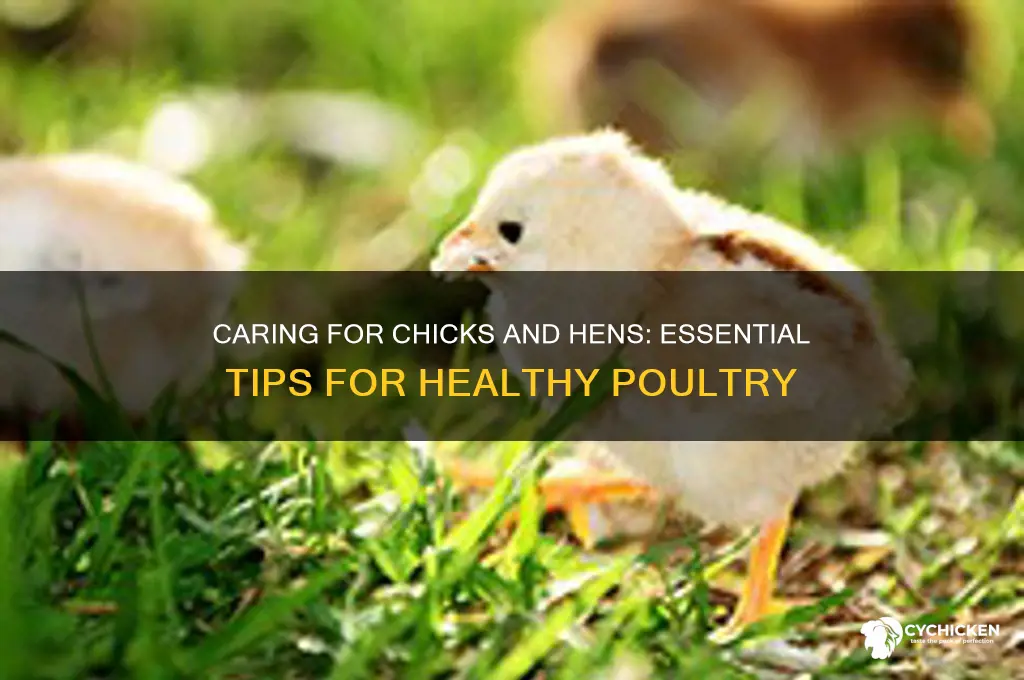 how to take care of chicks and hens