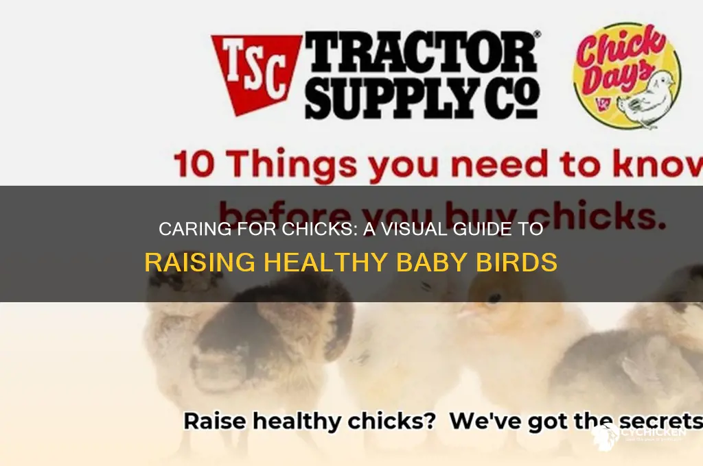 how to take care of chicks graphic