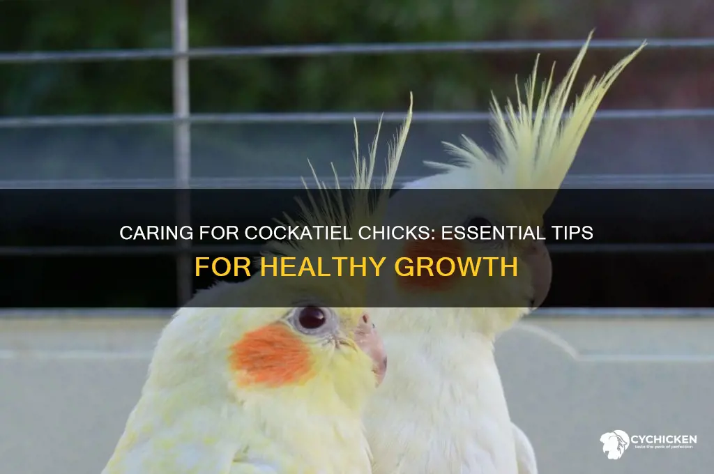 how to take care of cockatiel chicks