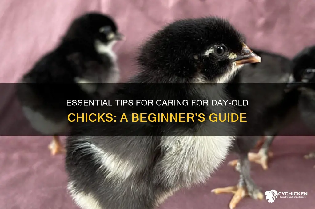 how to take care of day old chicks