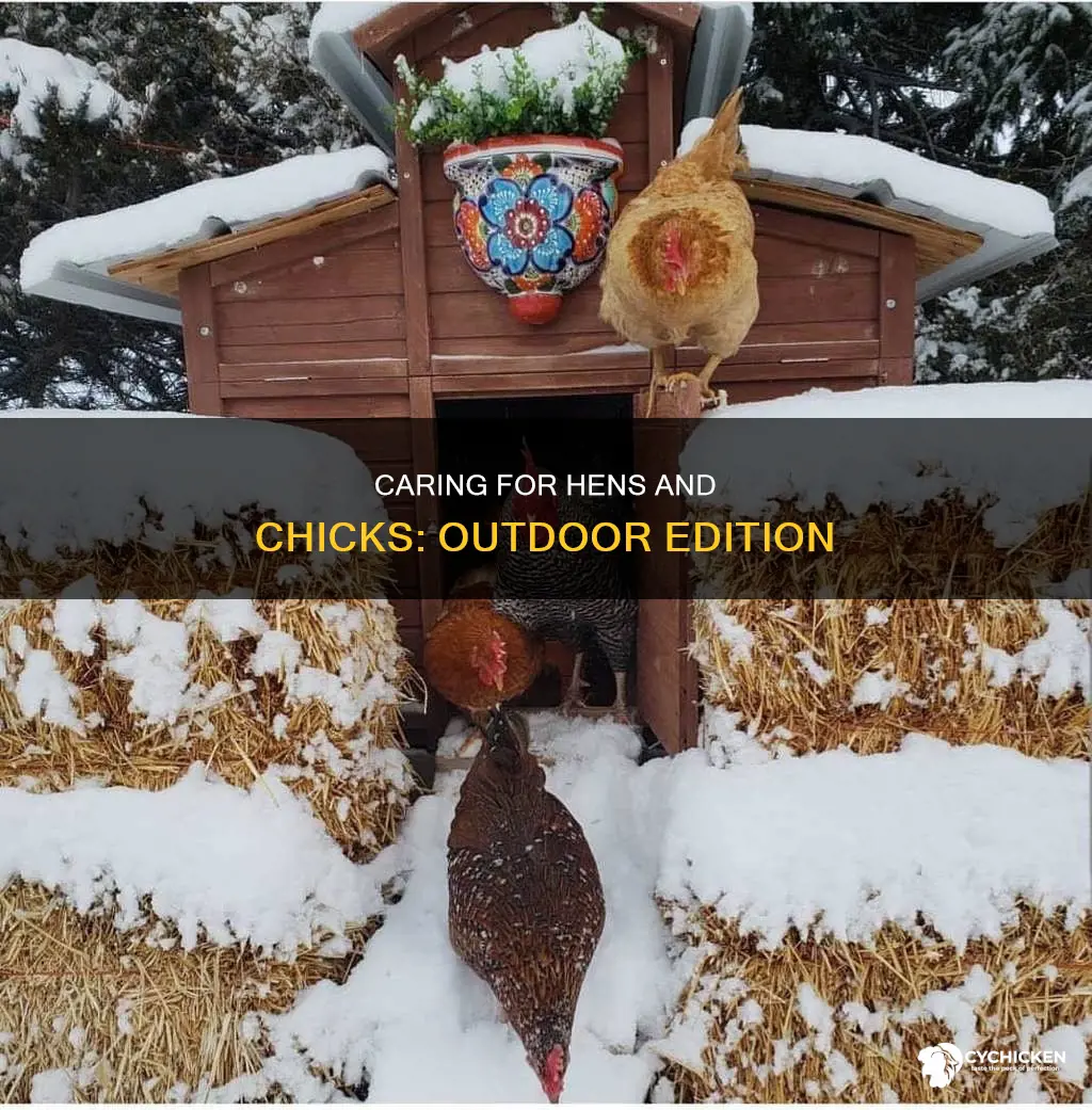 how to take care of hens and chick plants outdoors