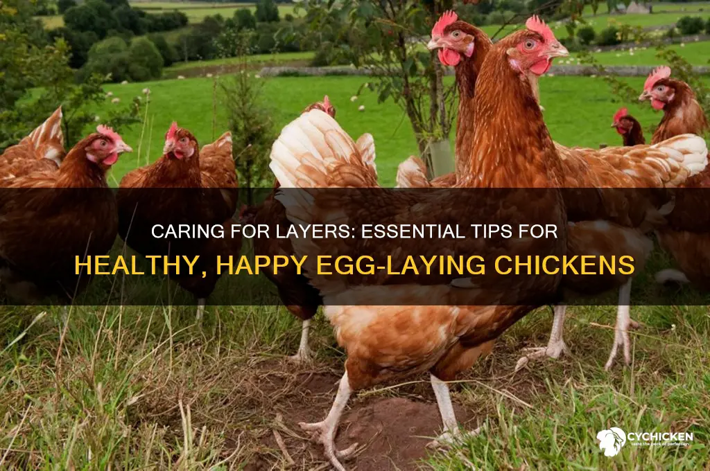 how to take care of layers chicken