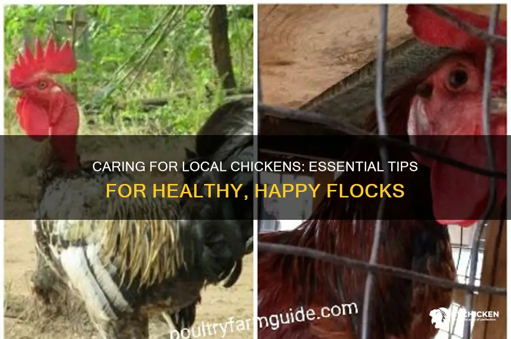 how to take care of local chicken