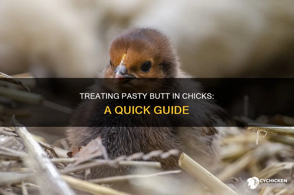 how to take care of pasty butt on a chick
