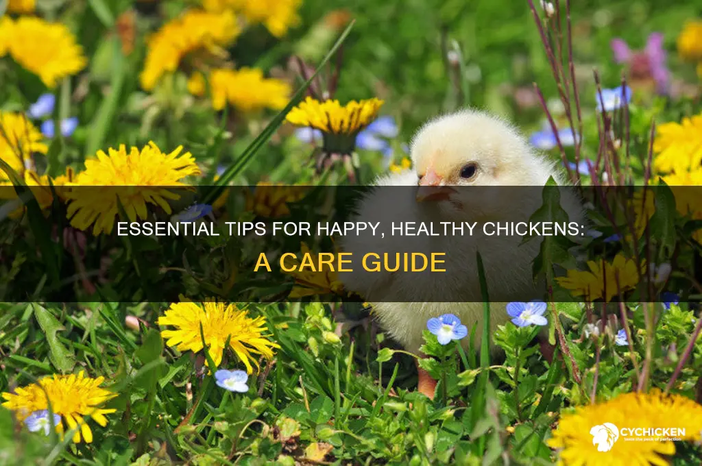 how to take care of your chicken