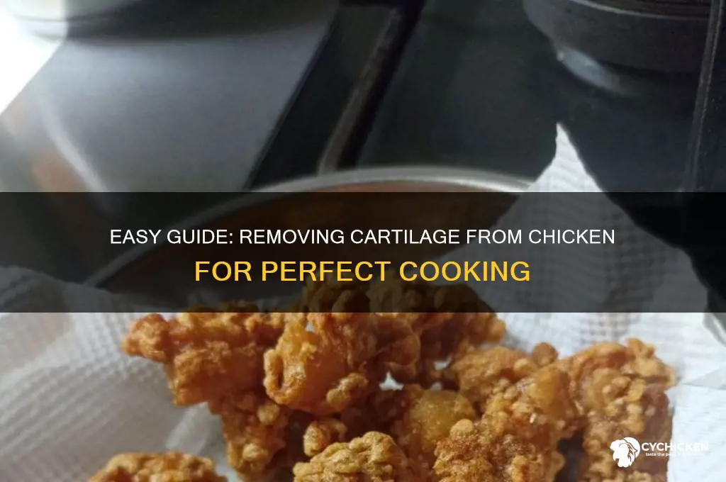how to take cartilage out of chicken