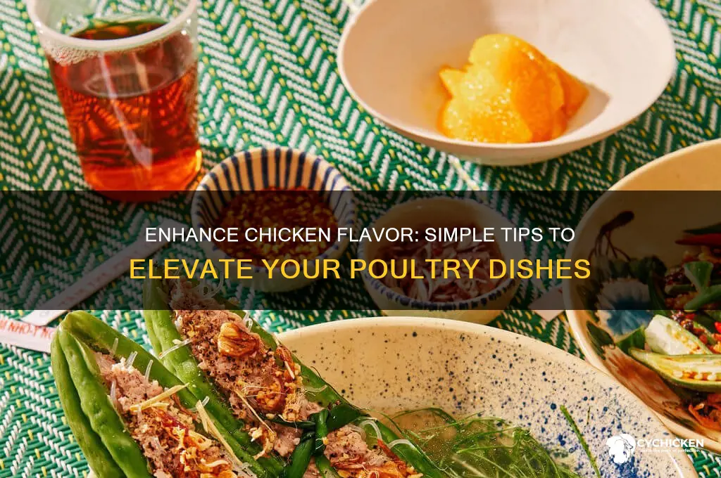 how to take chicken taste of chicken