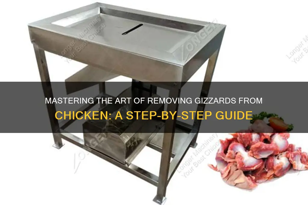 how to take gizzards out of chicken