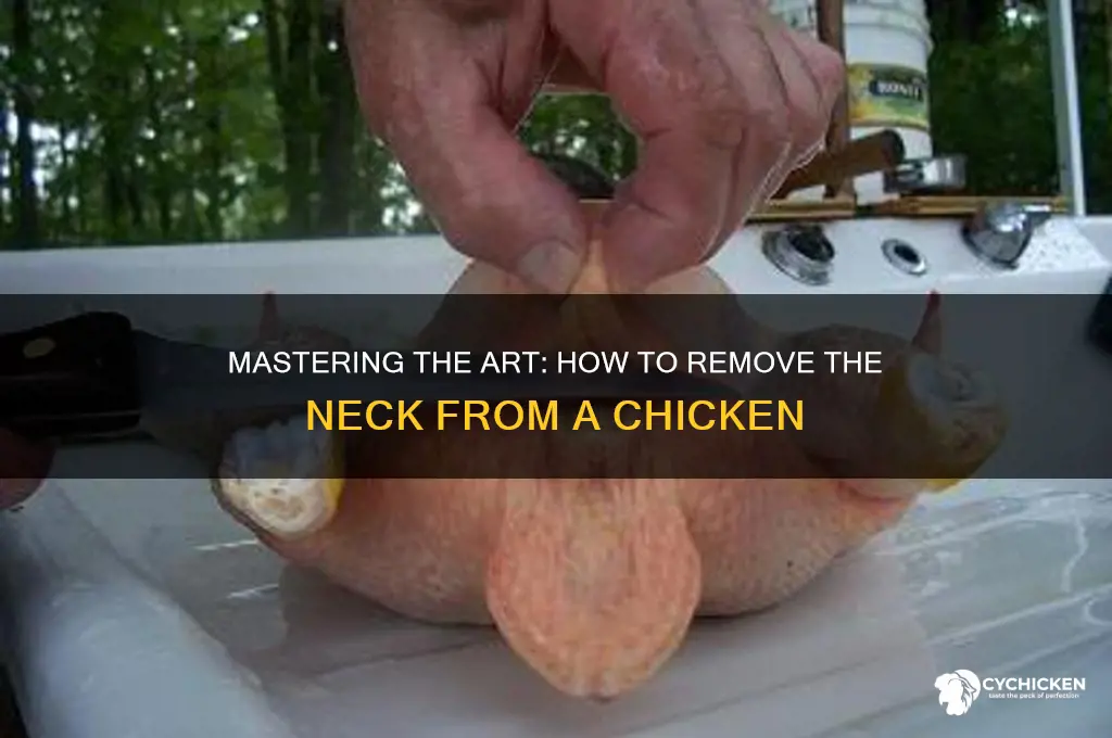 how to take neck out of chicken