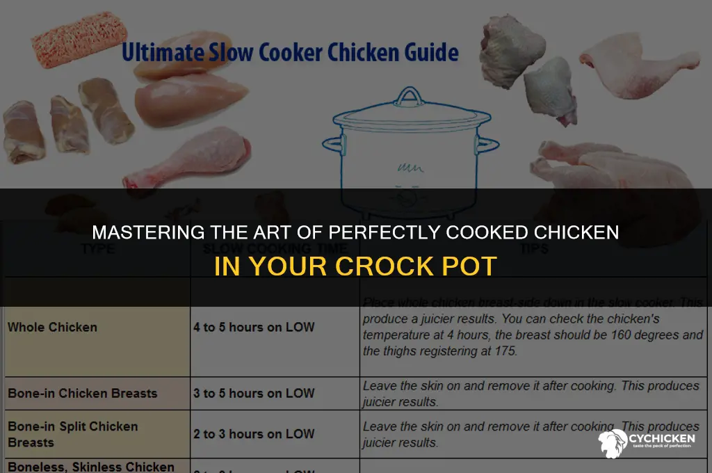 how to take temp of chicken in crock pot
