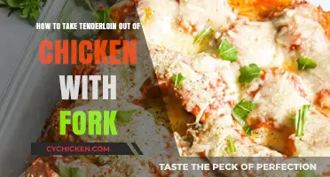 Extracting Tenderloin from Chicken: The Fork Technique
