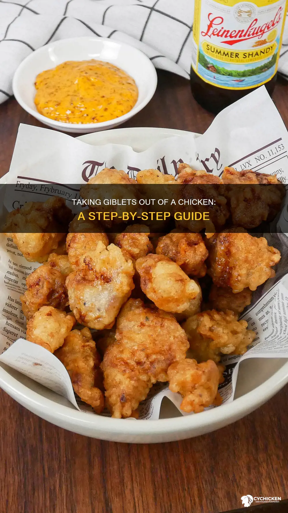 how to take the giblets out of a chicken
